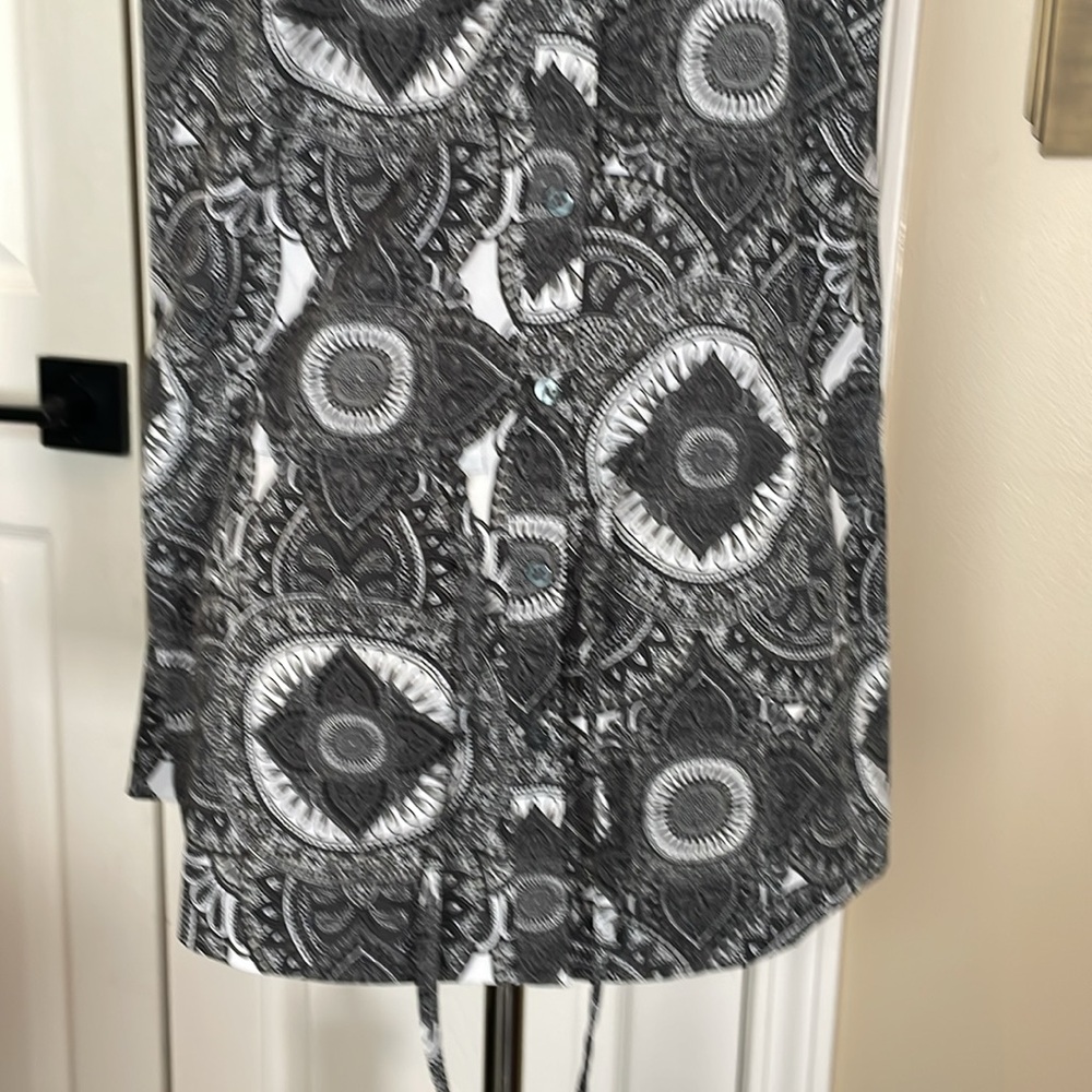😀 Free w/ Purchase Banana Republic Sleeveless Button Down Blouse Size Small - Picture 4 of 9